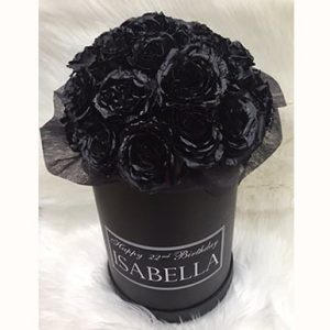 Black Roses Arrangements